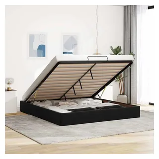 vidaXL Ottoman-Bett 160 x 200 cm Schwarz