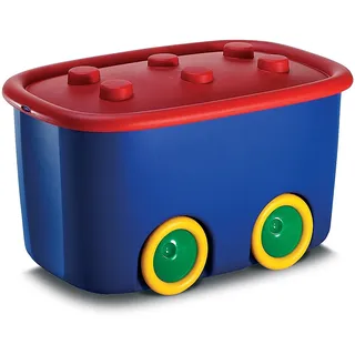 KIS Aufbewahrungsbox Funny Box 58 x 38,5 x 32 cm 1-tlg. Blau/Rot