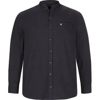 Stehkragenhemd KALLU schwarz- 53/54