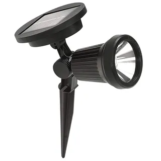 Dehner Solarspot 26,5 x 11 x 11 cm Metall/Kunststoff 1 Stück schwarz