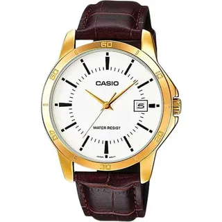Casio Collection MTP-V004GL-7AUDF Leder 40 mm