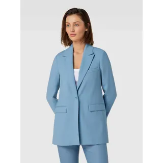 Blazer mit Brustleistentasche Modell 'BINE LEIA', Rauchblau, 34