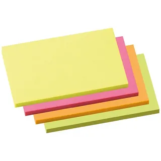SOENNECKEN Haftnotiz 5835 125x75mm neonfarben 4x100Blatt 4 St./Pack.