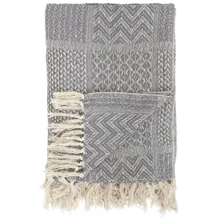 Bloomingville Throw 130 x 160 cm grau
