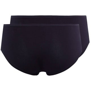 SKINY Damen Panty, Vorteilspack - Slip, Pants, Cotton Stretch, Basic Schwarz L 2er Pack (1x2P)