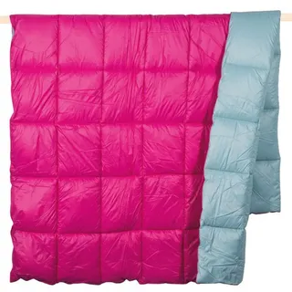 Pad - Garment - Decke - Kuscheldecke - Wendedecke - Gesteppt - Farbe: Pink, Grau - 140 x 200 cm