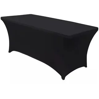 GreenBlue Stretch-Tischdecke Tishcover 180 x 75 cm Schwarz