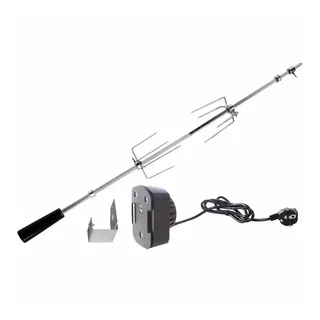 All'Grill Grillspieß mit Motor 103 cm weiß