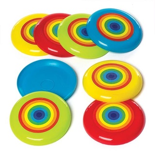 Mini-Frisbees "Regenbogen" (8 Stück) Mitgebsel