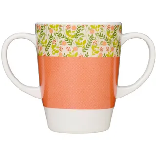 Melaminbecher mit zwei Griffen, 400ml, Pfeffer