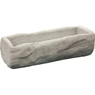 Blumentrog aus Steinguss zum bepflanzen perfekt für den Garten die Terrasse oder den Vorgarten ist Witterungsbeständig und Neu 26cm ca, PO-1363