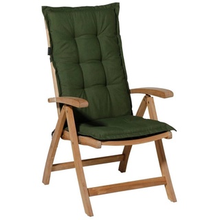 Madison Sitzauflage Hochlehner-Auflage Panama 123x50 cm Grün, (1 St) grün vidaXL