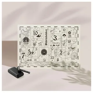 Störtebekker Kosmetik-Adventskalender für Herren - Rasur- Bart- & Körperpflege - Für die komplette Routine