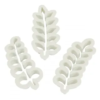 PME Weihnachtskranz Eukalyptus Ausstecher 3-teilig, weiß