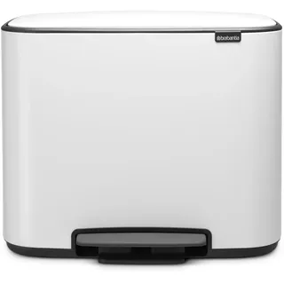 Brabantia Bo Treteimer 11 + 23 l Weiß