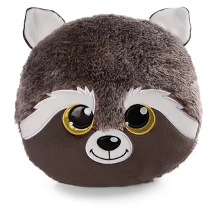 NICI Glubschis Waschbär Clooney 33 x 32 cm Grau