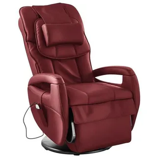 Cantus Massagesessel, Rot, Metall, Kunststoff, Uni, 80x117x114 cm, Relaxfunktion, Massagefunktion, Wohnzimmer, Sessel, Massagesessel