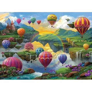 Ravensburger Erwachsenenpuzzle 500 Teile - Tal der Luftballons