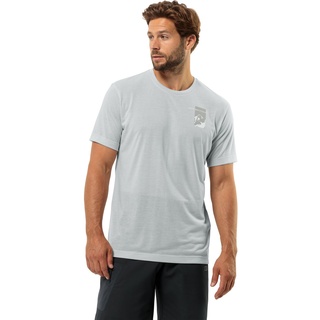 Jack Wolfskin Vonnan S/S Graphic T-Shirt Men Funktionsshirt Herren XXL grau cool grey