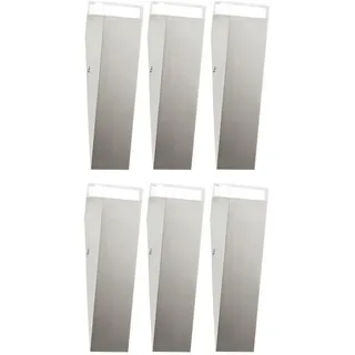 etc-shop LED Außen-Wandleuchte, Leuchtmittel inklusive, Warmweiß, Außenwandlampe Wandleuchte Wandlampe, Fackel silberfarben