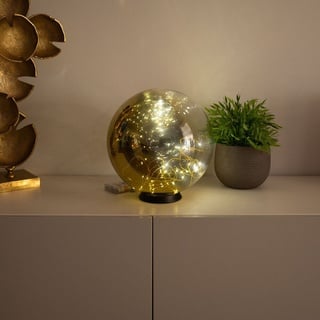 s.luce Orb LED-Dekolampe Glaskugel Ornament Tischlampe Tischleuchte Dekoleuchte