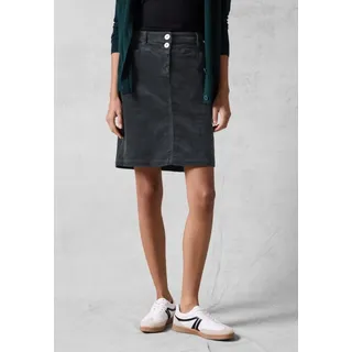 Cecil Miniröck Damen Cord grau 36