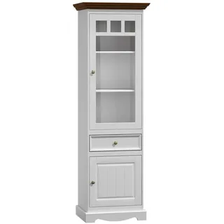 Schrank Kommode Vitrine Kolonial Stil Möbel Sideboard Anrichte Vitrine Holz Neu