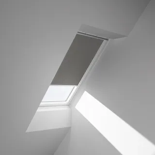 VELUX Verdunkelungsrollo DKL F06 0705 uni grau/weiß