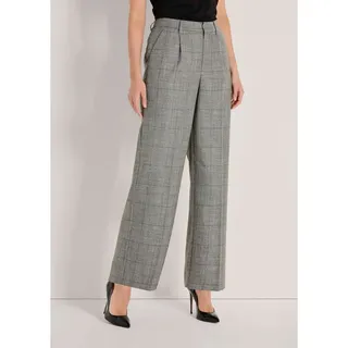 MADELEINE Glencheck-Hose mit weitem Bein in grau / multicolor | Gr.: 21