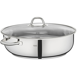 Bräter FISSLER Töpfe Gr. B/H/L: 25,5 cm x 12,4 cm x 38 cm, silberfarben Bräter Topf Induktion