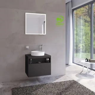 Keuco Waschtischunterschrank 65 x 55 x 49 cm Vulkanit