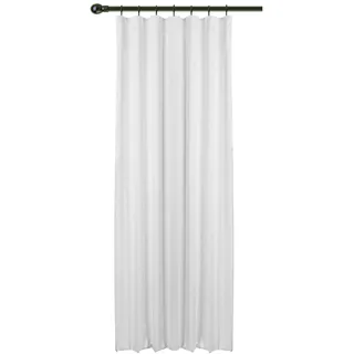 Woltu Thermo-Vorhang Kräuselband 135 x 225 cm Grau/Weiß 1 Stück