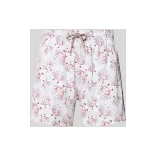 Badehose im Allover-Look, Beige, XXL