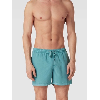 Badehose mit Label-Details Modell 'EVERYDAY SURF WASH', Rauchblau, XXL