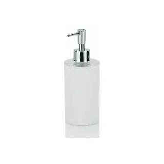 Kela Lis Seifenspender Kunststoff, 21742 , Farbe: weiß 18,5cm 6,5cmØ 350ml,