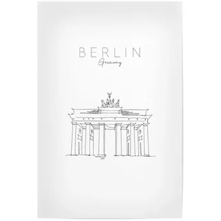 artboxONE Poster 30x20 cm Städte Berlin Brandenburg Gate - Bild Brandenburg Berlin Brandenburg