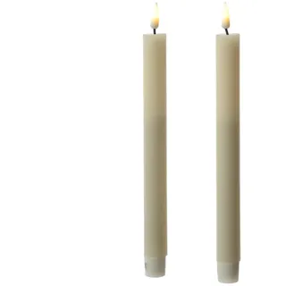 283 Mia LED Stabkerzen 24 cm creme 2 St.