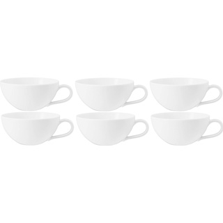 Seltmann, Tasse, Teetasse 300 ml , 6 Stück, Weiss (300 ml, 6 x)