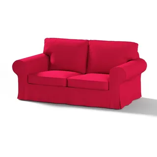 dekoria Ersatz für Bezug für Ektorp 2-Sitzer Schlafsofa ALTES Modell Sofahusse passend für Modell Ektorp rot