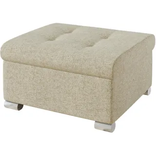 Mirjan24 Polsterhocker 70 x 41 x 68 cm Beige