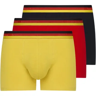 Bruno Banani Golden Goal Retro Pants rot/schwarz/gold L 3er Pack