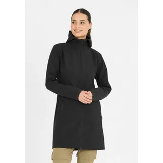Whistler Softshelljacke WHISTLER "Luango", Damen, Gr. 44, schwarz, 100% Polyester, unifarben, normal, ohne Ausschnitt, Jacken Softshelljacke, für angenehmen Schutz vor Wind und Nässe