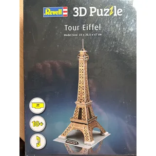 3D Puzzle Eiffelturm Paris Frankreich 23x20,5x47cm  39 Teile