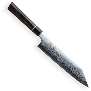 Kanetsugu Zuiun KIRITSUKE/KOCHMESSER - Küchenmesser, Chefmesser, Fleischmesser, Allzweckmesser & Japanischer SG2 Pulverstahl & 62 Schichten Damaststahl & 7-Eckige Pakka-Holz Griff, Klinge 210 mm