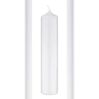 Kopschitz Kerzen Altarkerzen Weiß 400 x Ø 80 mm, 2 Stück