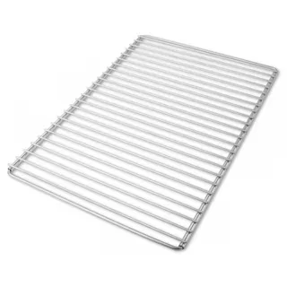 Edelstahl Grillrost mit verstellbarer Breite 55-65X37cm aus Europäischem Edelstahl, Verstellbarer Grillrost, Grillrost Ausziehbar