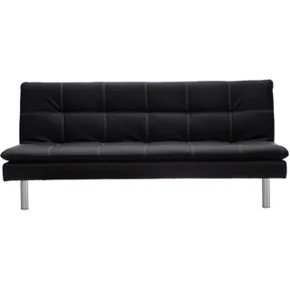 P & B Schlafsofa, Schwarz, Metall, 3-Sitzer, 180x78x93 cm, Liegefunktion, Kinder- & Jugendzimmer, Jugendmöbel, Jugendsofas
