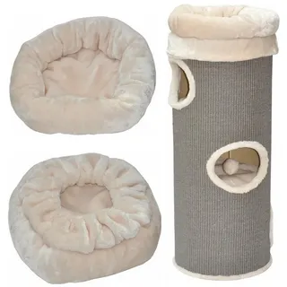 nanook shop nanook Katzenbett Liegemulde Katzenliege Schlafplatz als Kratztonnen Erweiterung Zubehör beige