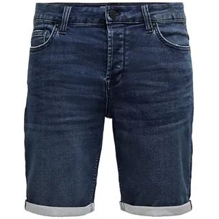 Only & Sons ONSPLY REG D Jeansshorts Blau L