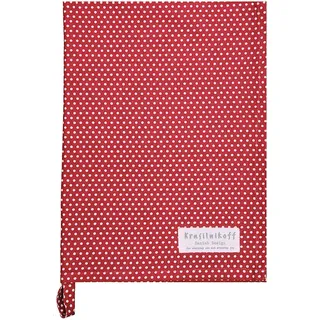 Krasilnikoff Geschirrhandtuch Micro Dots, 50x70 cm, rot